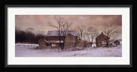 Framed Evening Chores Print
