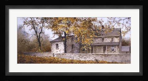 Framed Blanket of Gold Print