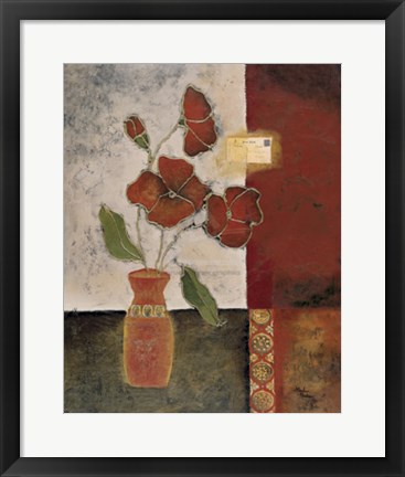 Framed Morning Florals Print