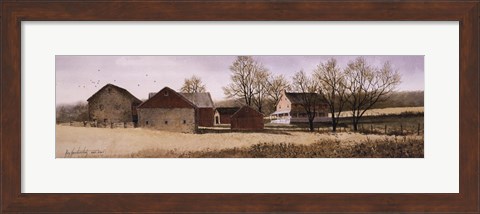 Framed Elder Farm Print