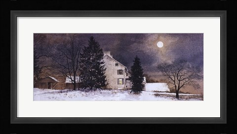 Framed Cold Night Print