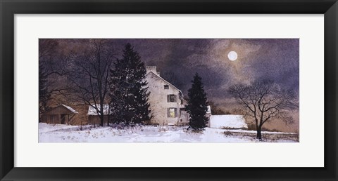 Framed Cold Night Print