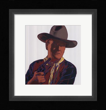 Framed Cowboys &amp; Indians: John Wayne 201/250, 1986 Print