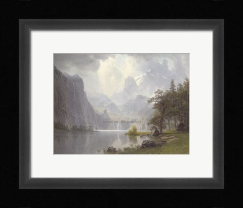 Framed In the Mountains, 1867 Print