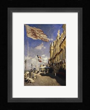 Framed Hotel des Roches Noires, Trouville, c.1870 Print