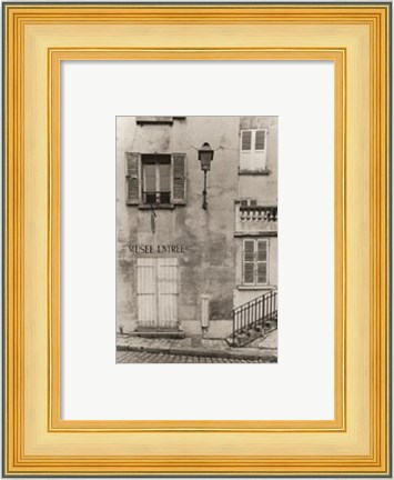 Framed Musee du Montmartre Print