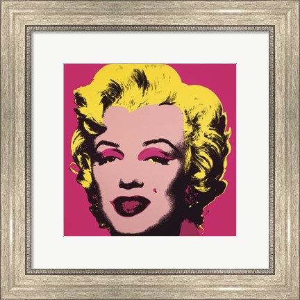 Framed Marilyn, 1967 (on hot pink ground) Print