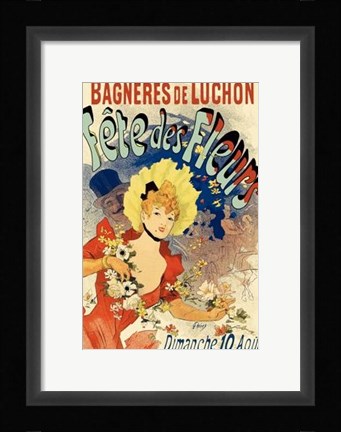 Framed Fete Des Fleurs Print