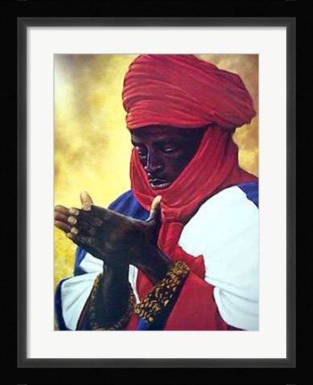 Framed Silent Pray Print