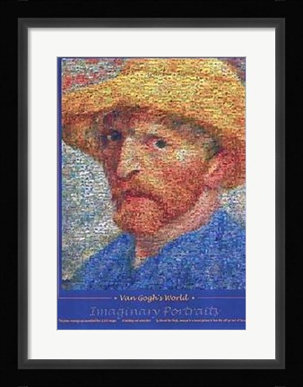 Framed Van Gogh's World Print