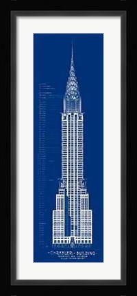 Framed Chrysler Building Print