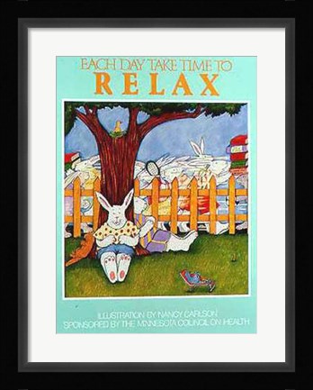 Framed Relax Print