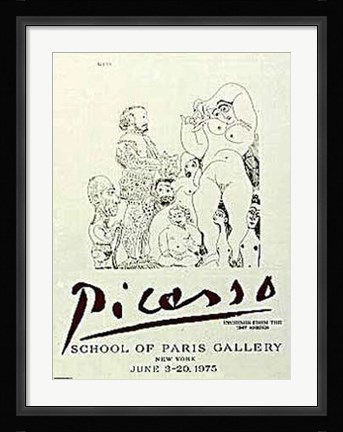 Framed 347 Series Etchings Print