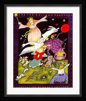 Framed Red Balloon Print