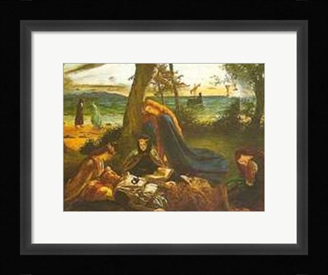 Framed Mort D'arthur Print