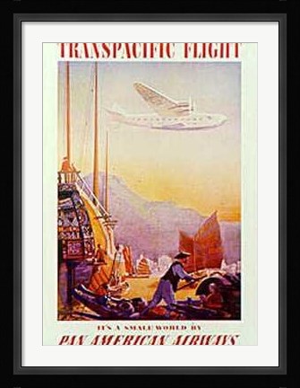 Framed China Clipper Print