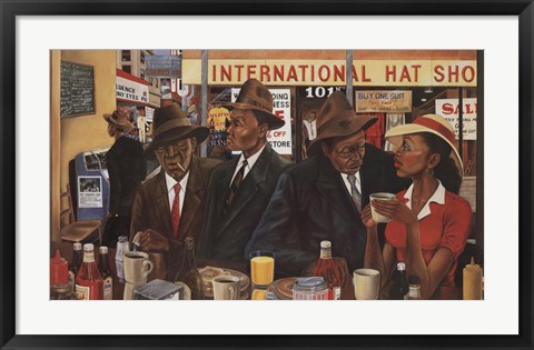 Framed Commerce Street Print