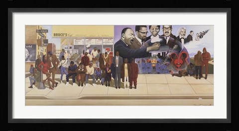 Framed Bus Stop Print