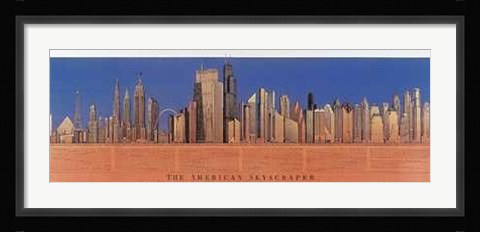 Framed American Skyscraper Print