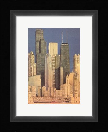Framed Chicago Print