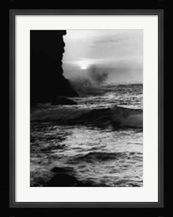 Framed Sunset Seascape Print