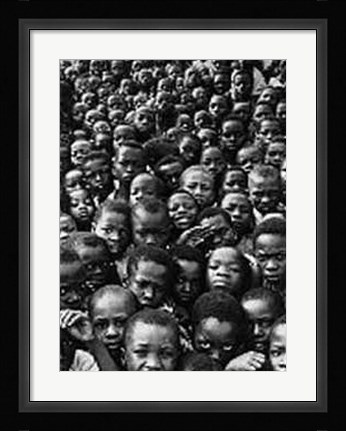 Framed Children in Nigeria Print