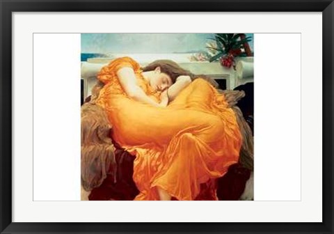 Framed Flaming June, c.1895 Print