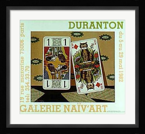 Framed Card Cats Print