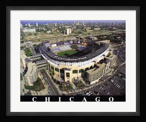 Framed Chicago, Illinois - White Sox At Us Cell Print