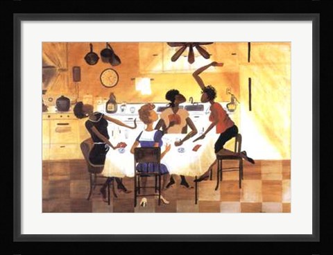 Framed Six No Uptown Print