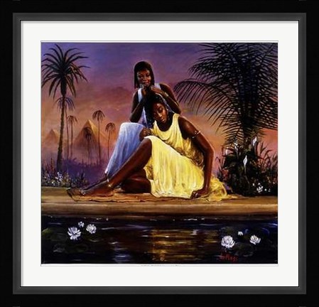 Framed Nubian Maidens Print