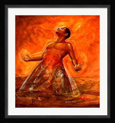 Framed on the Sixth Day Print