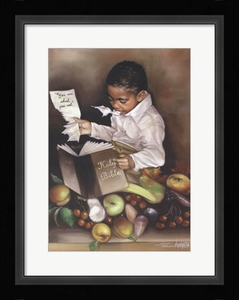 Framed You Are What You Eat (His) Print