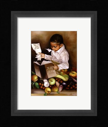 Framed You Are What You Eat (His) Print