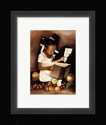Framed You Are What You Eat (Hers) Print