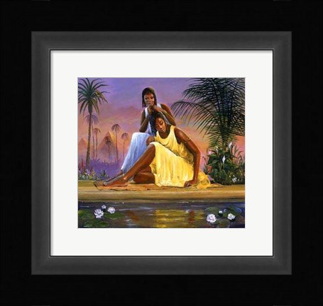 Framed Nubian Maidens Print