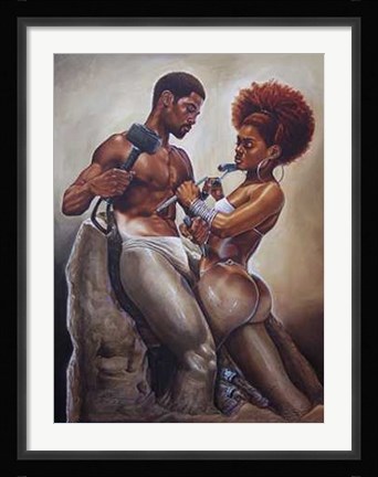 Framed 4 Each Other Print