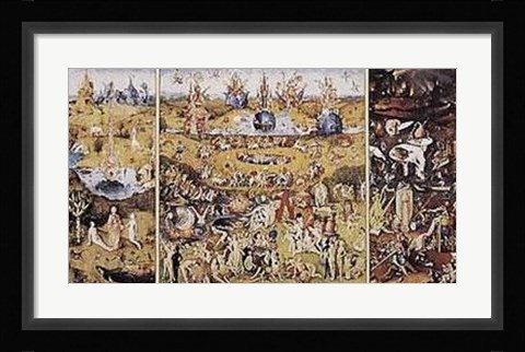 Framed Garden of Earthly Delights Print