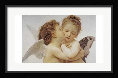 Framed First Kiss Print