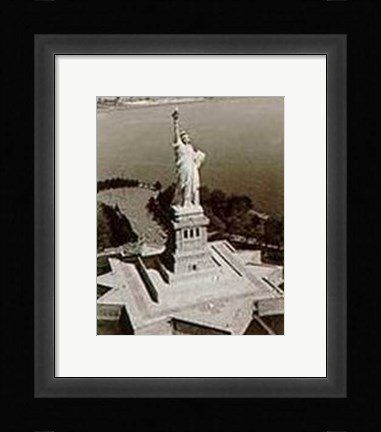 Framed Statue of Liberty Print
