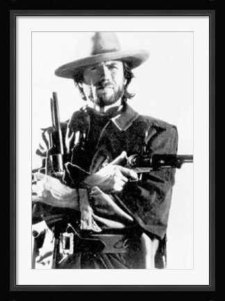 Framed Clint Eastwood Print