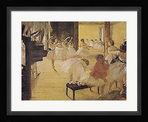 Framed Ballet Rehearsal Print
