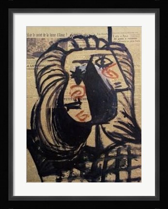 Framed Untitled Composition Print