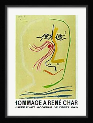 Framed Hommage a Rene Char Print