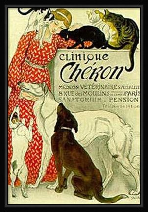 Framed Clinique Cheron (Litho) Print