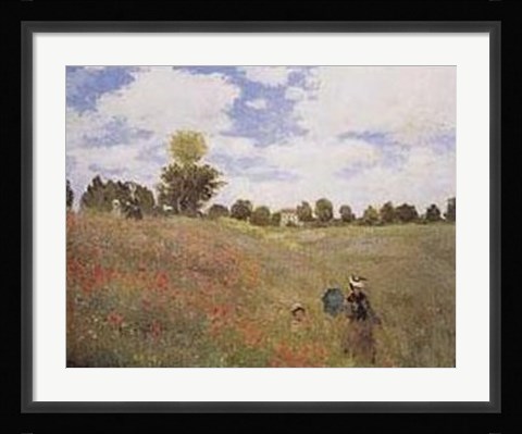 Framed Coquelicots Print