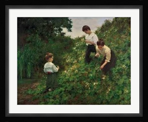 Framed Flower Girls Print