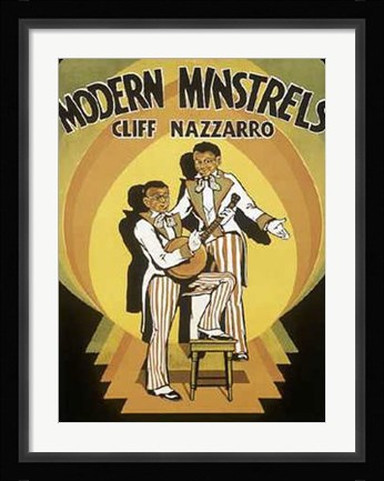 Framed Modern Minstrels Print