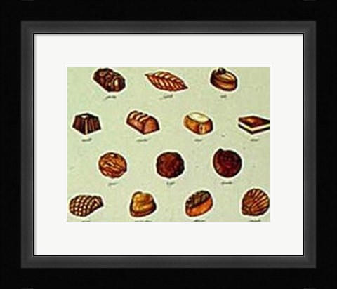 Framed Italian Chocolates Print