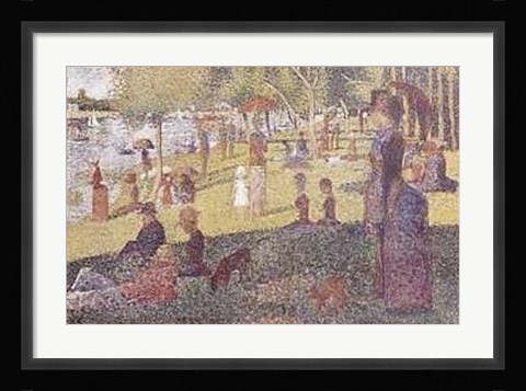 Framed Grande Jatte Print